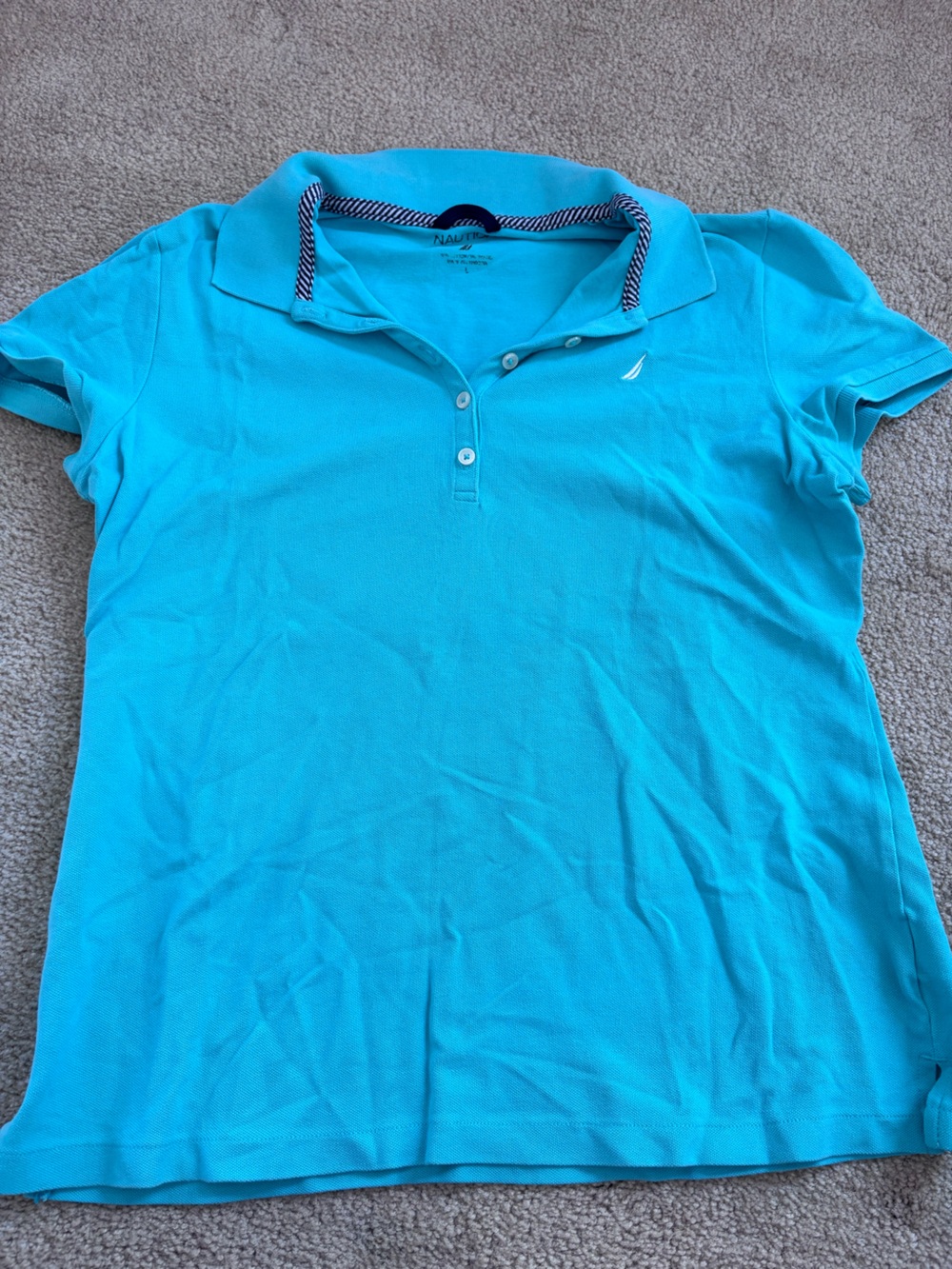 Nautica Women’s Polo Shirt Size Large L